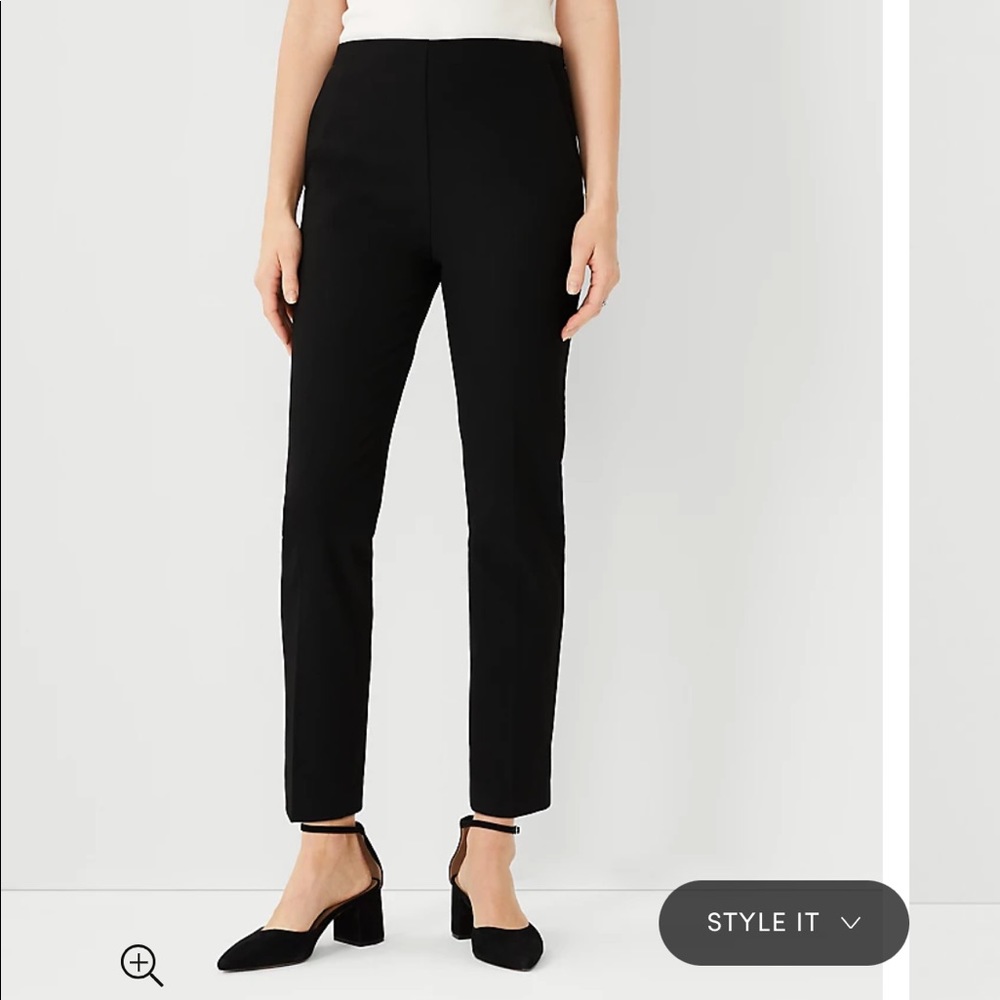 Ann Taylor Side-Zip Ankle Pant in Bi-Stretch NWOT